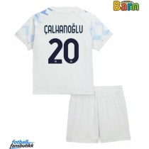 Inter Milan Hakan Calhanoglu #20 Bortedraktsett Barn 2025-26 Kortermet (+ Korte bukser)